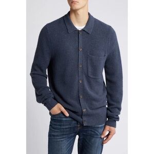 Treasure & Bond Men’s Blue Cardigan Sweater